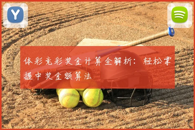 体彩竞彩奖金计算全解析:轻松掌握中奖金额算法